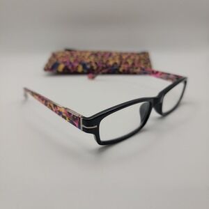 Sight Station Alexa Reading Glasses +2.50 PLO715 Black Pink Leopard 58 PD